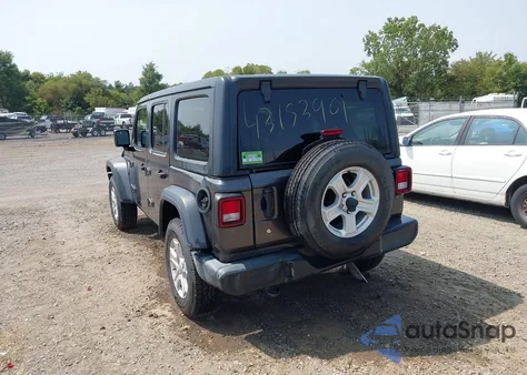 2019 Jeep Wrangler Unlimited Sport S 4X4 from USA, damaged, VIN 1C4HJXDN6KW625050